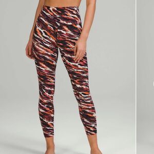 Lululemon High-Rise Align Legging Size 4 Lunar New Year Tiger Tide Smoky Red